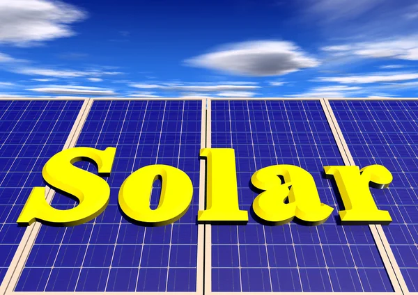 Solar panel — Stock Photo, Image