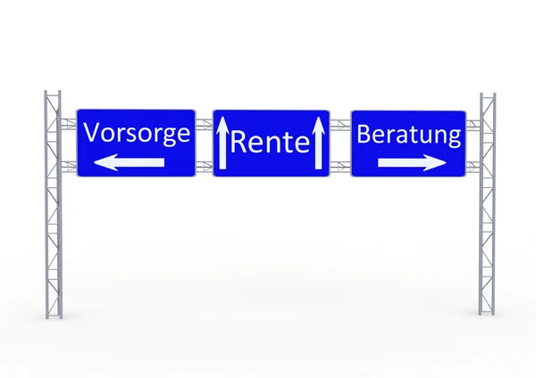 Straßenschild — Stockfoto