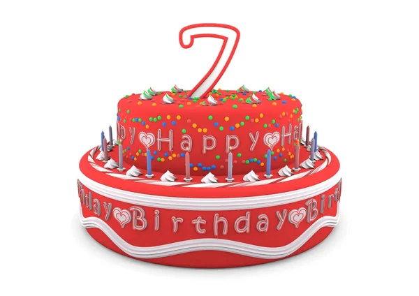 Verjaardag taart — Stockfoto