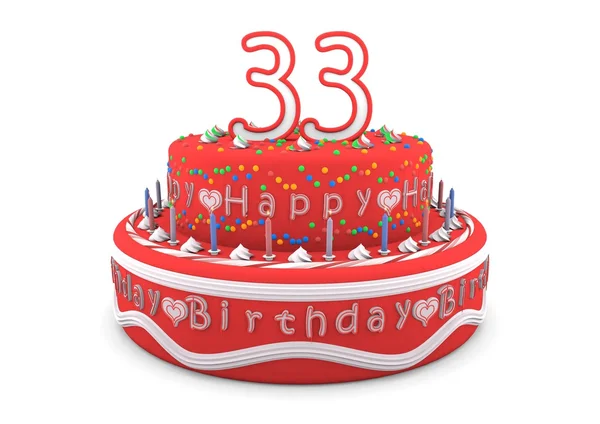 Doğum günü pasta — Stok fotoğraf