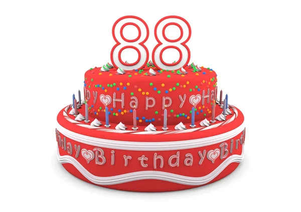 Birthday Pie — Stock Photo, Image