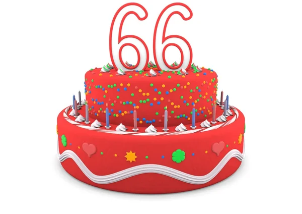 Happy Birthday Pie — Stock Photo, Image