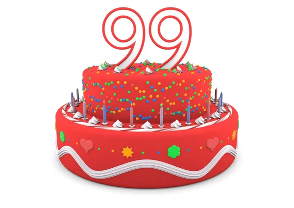 Gelukkige verjaardag taart — Stockfoto