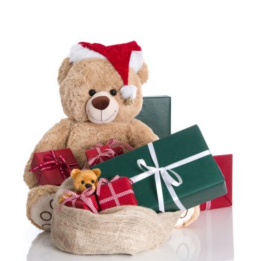 oyuncak ayı yılbaşı şapkası