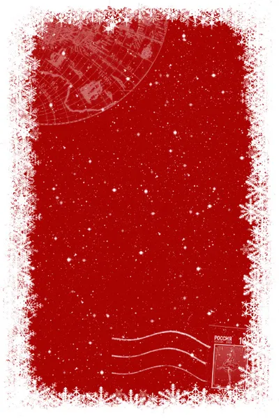 Red abstract christmas background — Stock Photo, Image