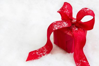 hediye veya mevcut bir şerit ile Noel için