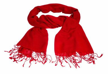 göz kamaştırıcı kırmızı eşarp