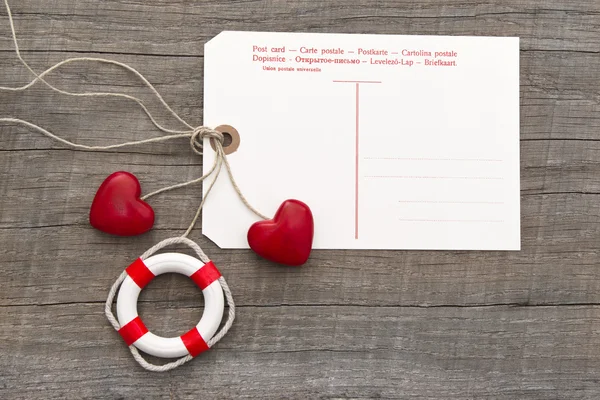 Tarjeta de boda o San Valentín — Foto de Stock