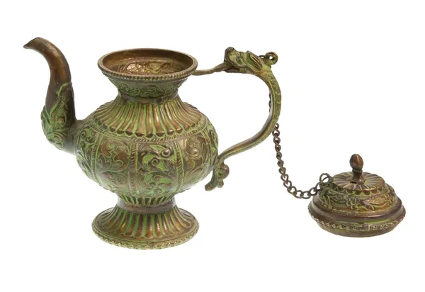 Antike Kaffeekanne oder Teekanne — Stockfoto