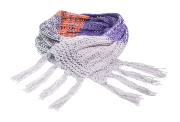 Hand-knitted scarf — Stock Photo, Image