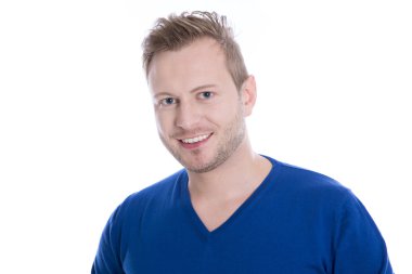 genç adam anız ile