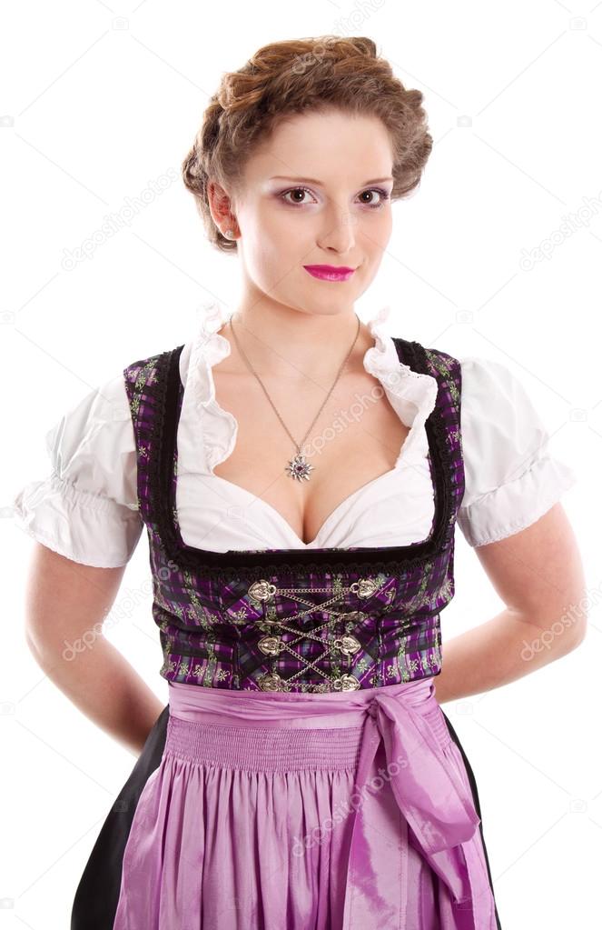 Bavarian young woman