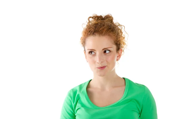 Curious girl — Stock Photo, Image