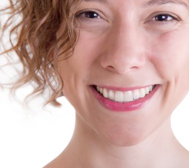 parlak bir gülümseme