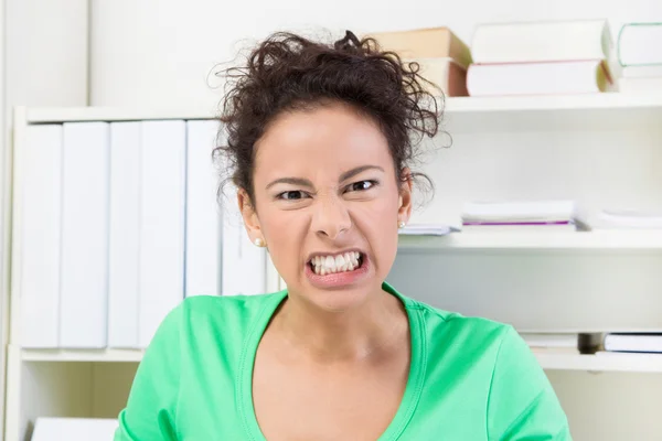 Furious woman — Stock Photo, Image