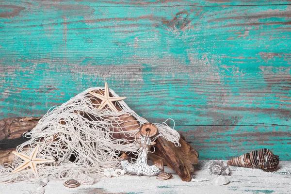 Декорация морской древесины — стоковое фото