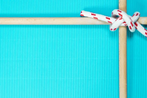 Turquoise background with knots — Stock Photo, Image