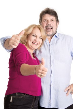 üst düzey iki başparmak yukarıya