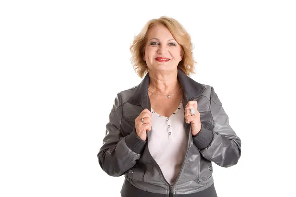 Mujer madura sonriente — Foto de Stock