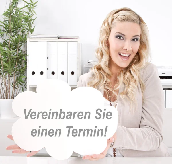 Vereinbaren Sie einen Termin! — Stockfoto