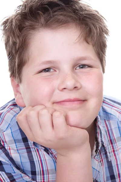 Lindo menino. — Fotografia de Stock