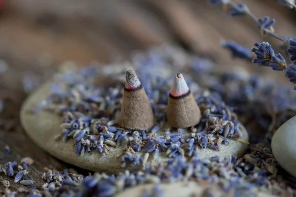 Aromatherapie met lavendel — Stockfoto