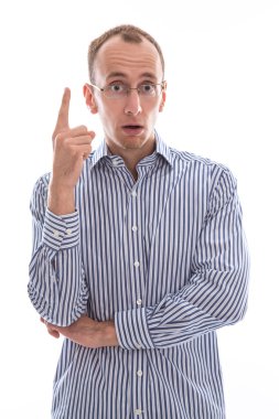 adam hayret parmak kaldırdı