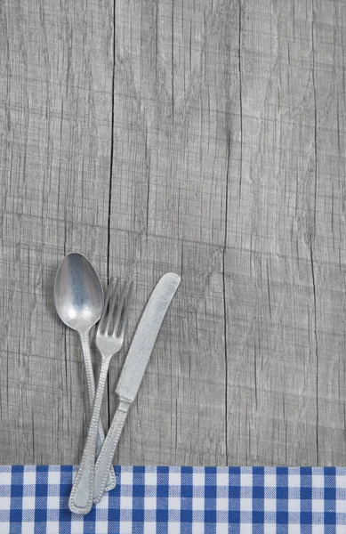 Spoon, fork and knife — Stock Photo, Image