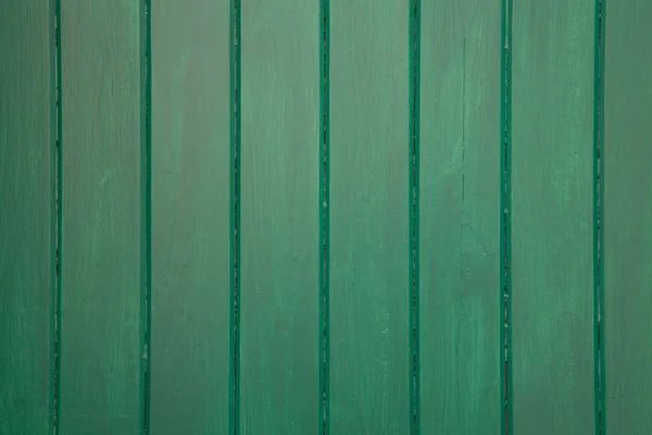 Groen geschilderde houten achtergrond — Stockfoto