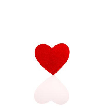 izole kırmızı kalp