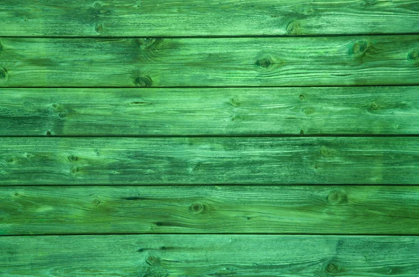 Surface of a green wooden background. — Stock Photo, Image