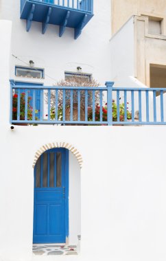 Kiklad mimari. Onun ty binalarla Yunan Adası