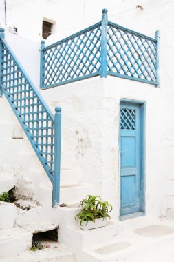 Kiklad mimari. Onun ty binalarla Yunan Adası