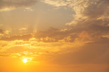 gökyüzü günbatımı dreams - sunrise bulutlu zemin üzerine.