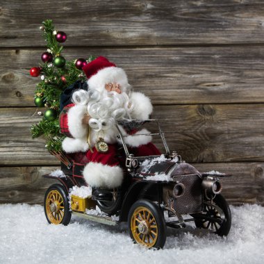 Noel dekorasyon: kırmızı Noel Baba acele Noel satın almak 