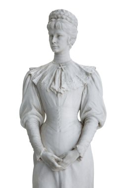 Korfu Avusturya İmparatoriçesi elisabeth II izole heykeli