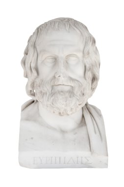 euripides, 406 chr önce öldü izole büstü... heykel ben