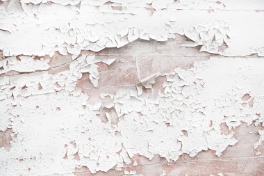 Shabby chic style or vintage background of white wood.