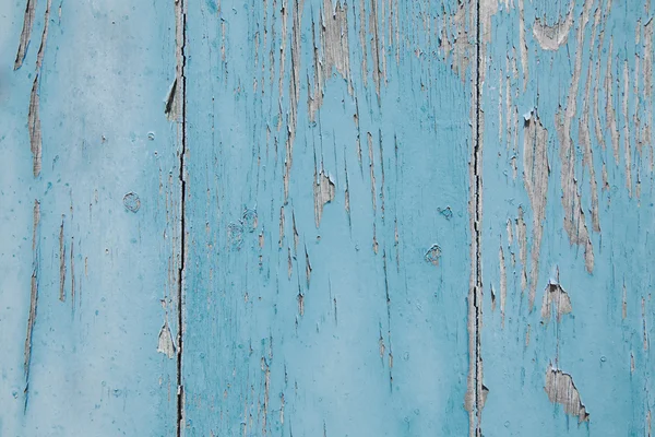 Shabby chic: old wooden used and weathered background in blue co — Stock Photo, Image