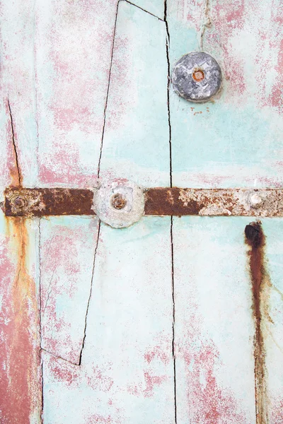 Alter Holzhintergrund aus Treibholz in pastellmintgrüner Farbe. — Stockfoto