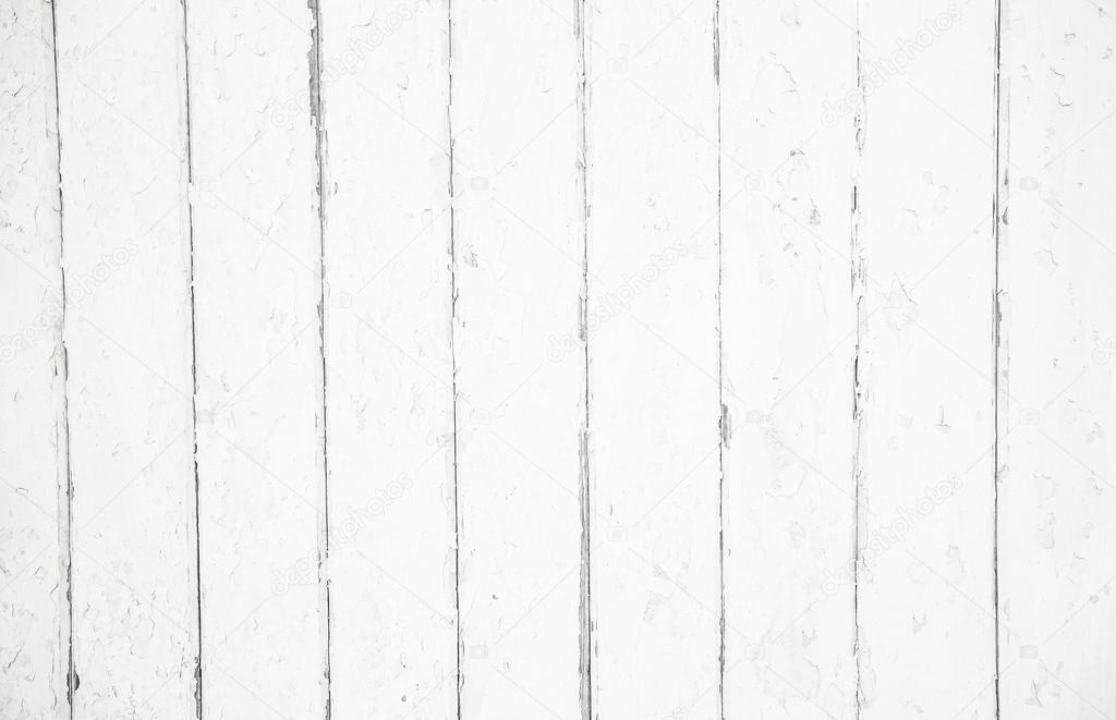 Shabby chic style: old wood background in white color - patterne