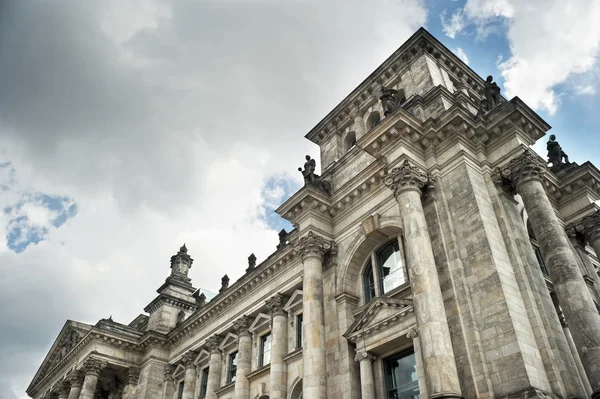 详细的国会大厦，柏林，德国 — 图库照片