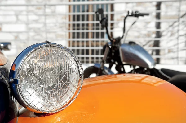 Detalle del coche y motocicleta —  Fotos de Stock