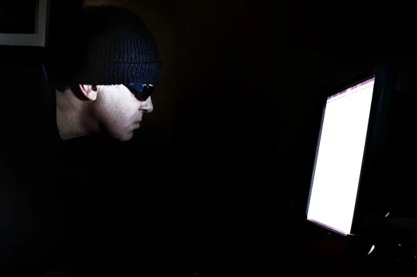 Computer hacker — Stock Photo, Image