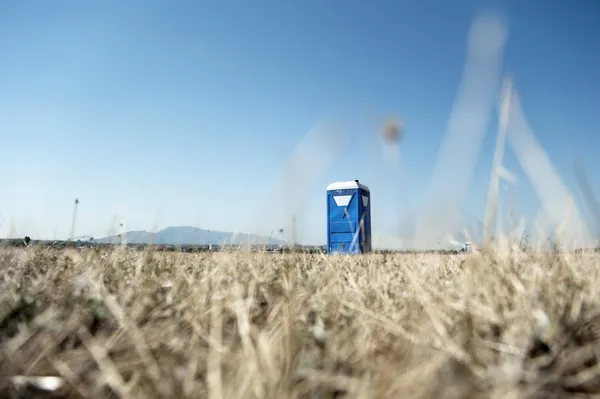 Portable toilette cabin — Stock Photo, Image