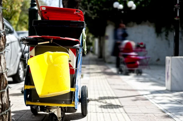 Straat schoonmaken tools — Stockfoto