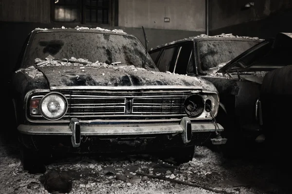 Abandoned cars — Stock Photo, Image