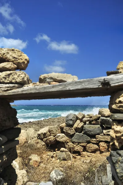 Paisaje marino en Grecia Dodecaneso — Foto de Stock