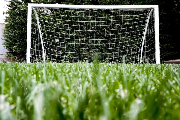 gol sonrası yeşil çim Bahçesi