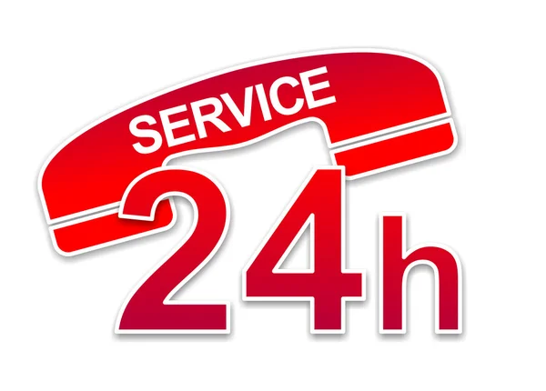 Available 24 hours service — Stock Photo, Image